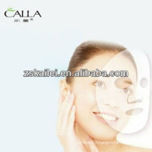 Masque facial de cellulose blanchissant de biologie